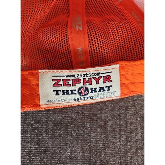 Zephir Virginia Cavaliers Football Mesh Snapback Trucker Adjustable Cap Hat OS - Picture 8 of 16